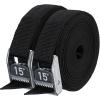 imageNRS 1quot Heavy Duty TieDown StrapStealth Black