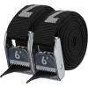 imageNRS 1quot Heavy Duty TieDown StrapStealth Black