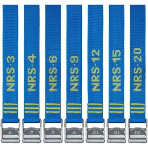 imageNRS 15quot Heavy Duty Tie Down Strap 2 PackIconic Blue